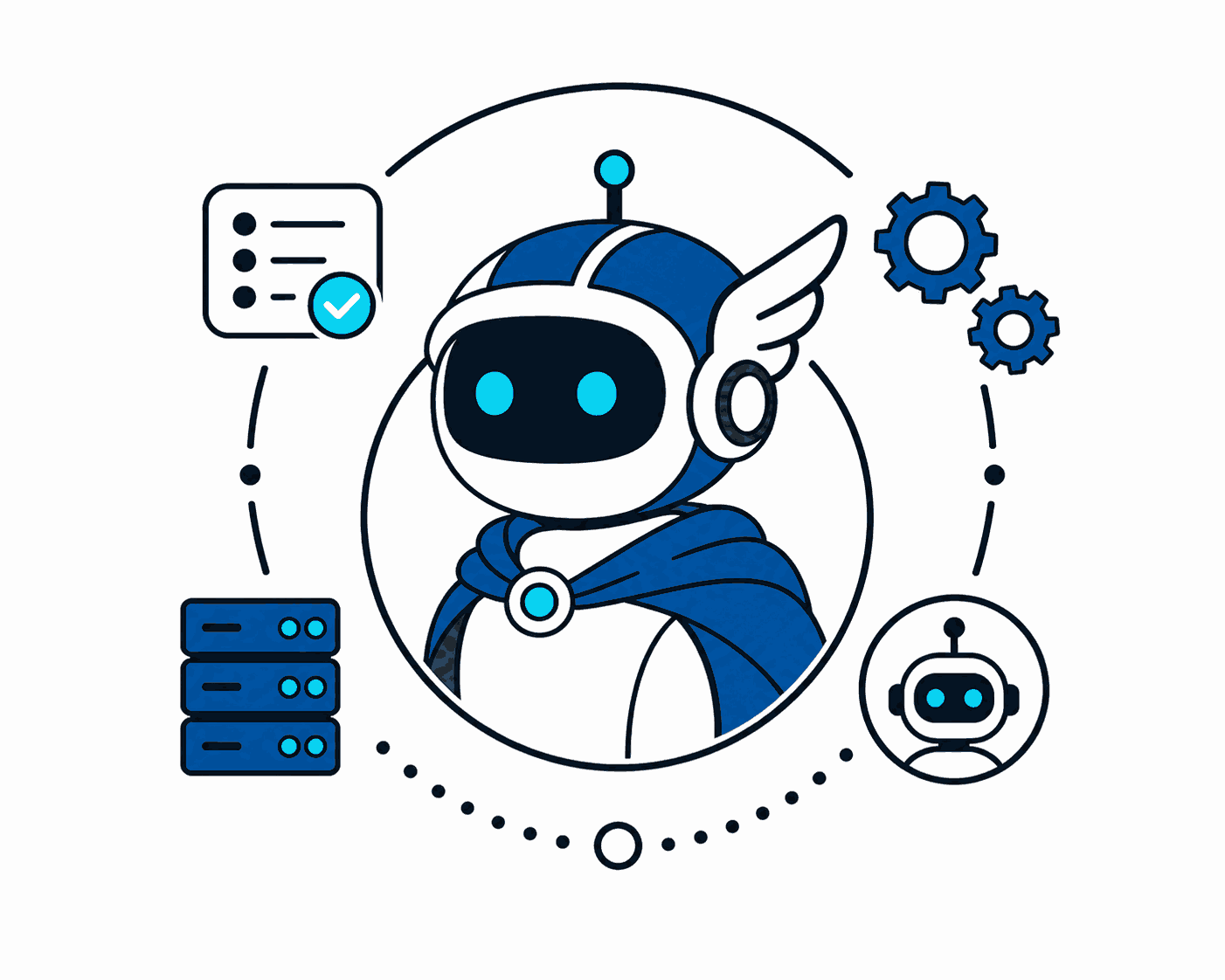 Mascotte robot Nikozen